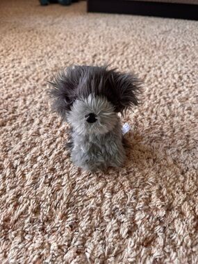 American Girl “Nanea’s Dog Mele” Grey Fluffy Puppy Plush